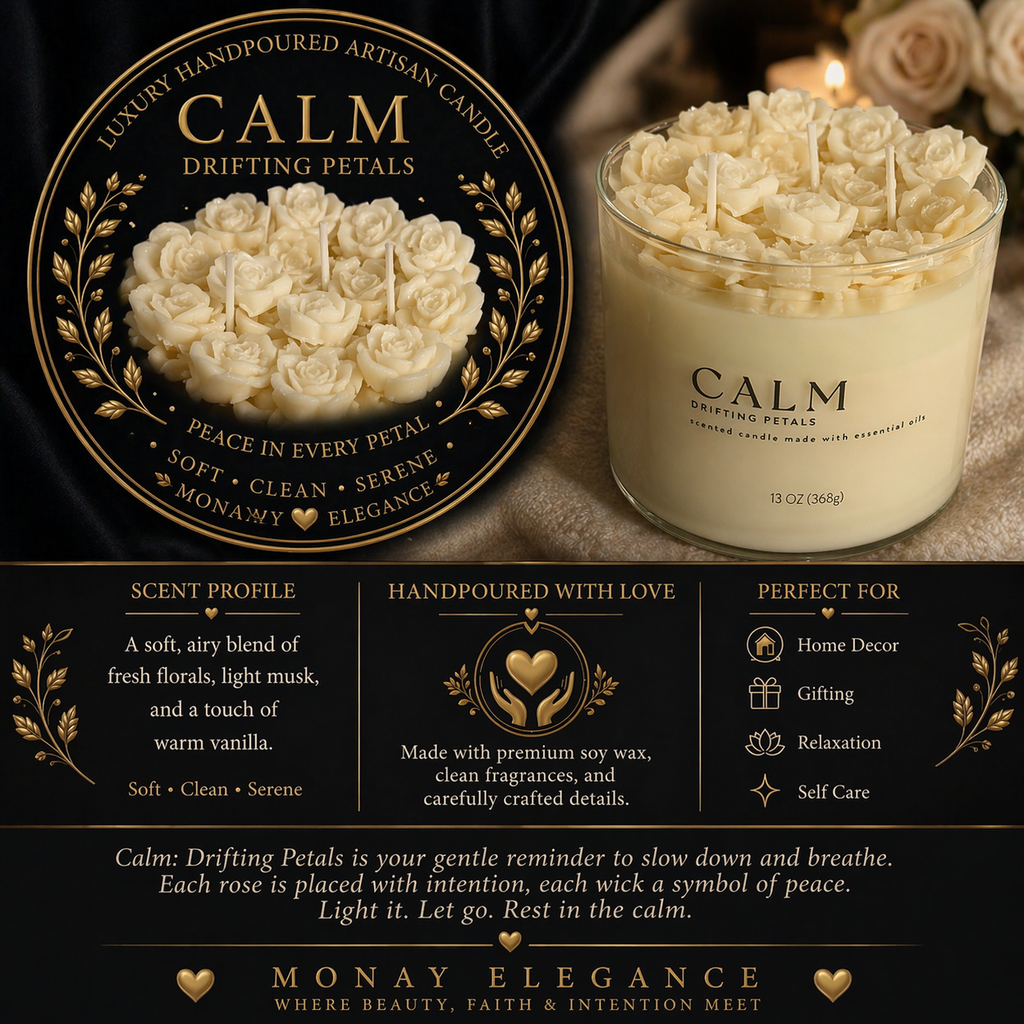 Calm : Drifting Petals 🤍💐