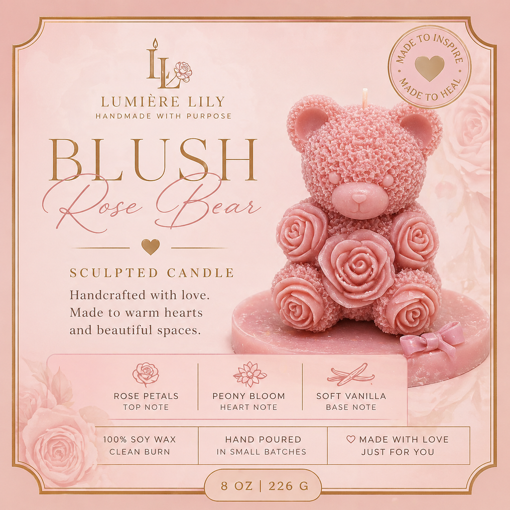 Blush 🌺 (Rose Bear)